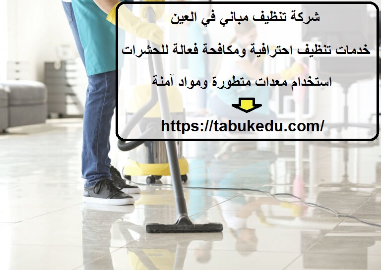 شركة تنظيف مباني في العين