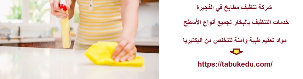 شركة تنظيف مطابخ في الفجيرة